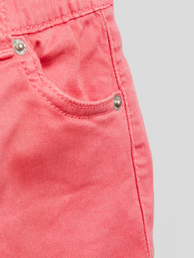Tom Tailor Jeansshorts mit elastischem Bund Pink 2