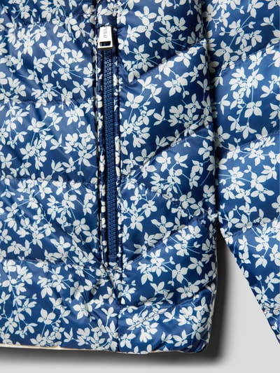 Polo Ralph Lauren Teens Gewatteerd jack met bloemenmotief, model 'TERRA' Marineblauw - 2