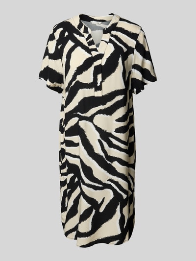 Tom Tailor Soepele blousejurk van pure viscose Zwart - 2