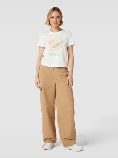 Tom Tailor T-Shirt mit Motiv-Print Offwhite 1