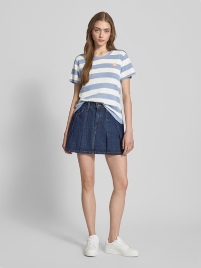 Pepe Jeans T-shirt z wyhaftowanym motywem model ‘JINX’ Niebieski 1