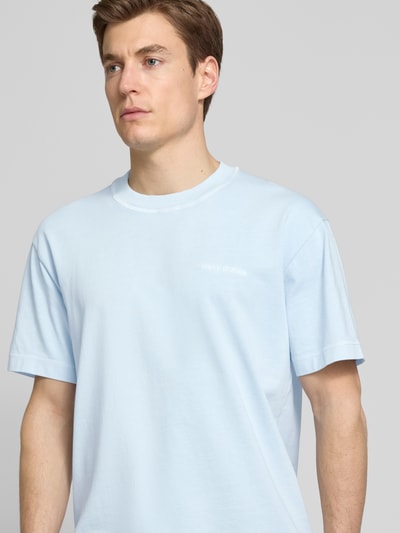 Marc O'Polo Regular Fit T-Shirt aus reiner Baumwolle Bleu 3