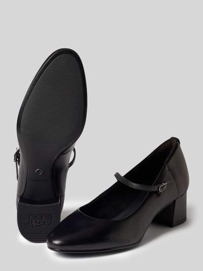 Tamaris Pumps van echt rundleer Zwart - 4