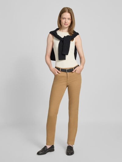 Brax Straight Fit Jeans im 5-Pocket-Design Modell 'STYLE.SHAKIRA' Camel 1