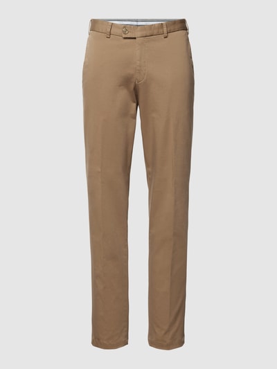 Hiltl Regular Fit Chino im unifarbenen Design Modell 'Tilo' Hazel 2