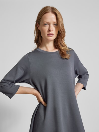 Soyaconcept Knielange T-shirtjurk met ronde hals Middengrijs - 3