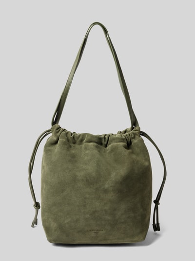 LIEBESKIND BERLIN Shoulder Bag aus echtem Verloursleder Modell 'Lya' Khaki 2