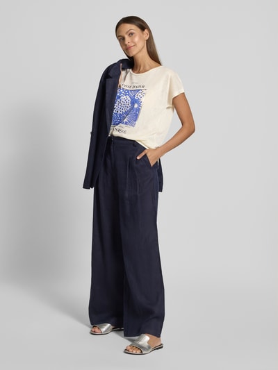 Christian Berg Woman T-shirt z nadrukowanym motywem Złamany biały 1