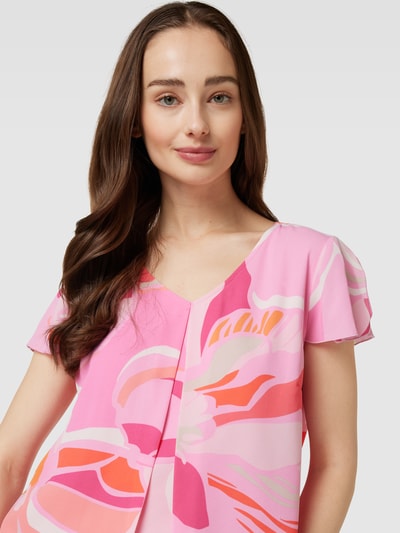 Betty Barclay Blusenshirt mit Allover-Muster Pink 3