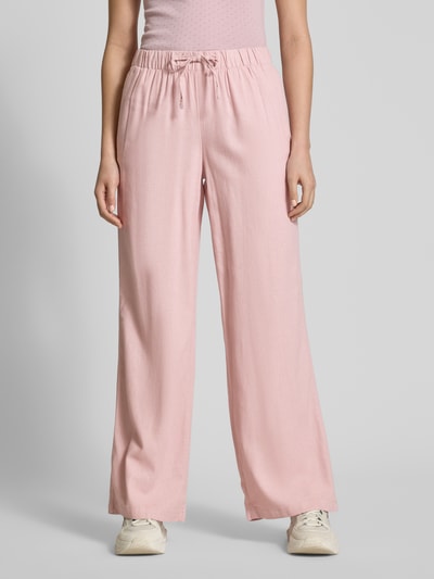 Only Weite Hose aus Viskose-Leinen-Mix Modell 'CARO' Rosa 4