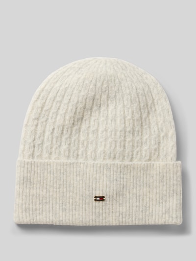 Tommy Hilfiger Mütze mit Baumwoll-Anteil Hellgrau Melange 1