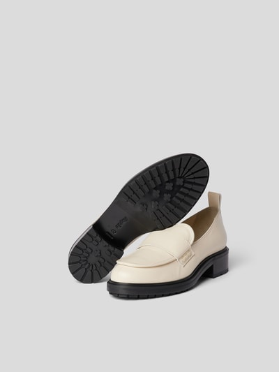 Aeyde Penny Loafer mit Mokassin-Naht Offwhite 4