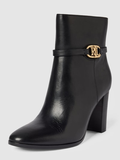 Lauren Ralph Lauren Stiefel mit Label-Details Modell 'MAXIE' Black 1