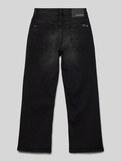 Garcia Loose Fit Jeans mit Label-Details Black 3