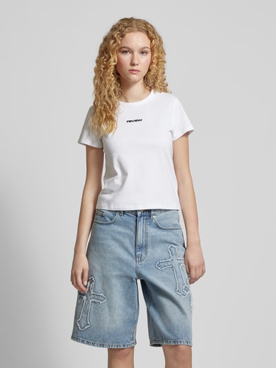 Review Essentials Loose T-Shirt Weiss 4