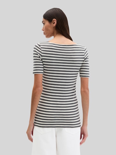 Marc O'Polo Regular Fit T-Shirt aus reiner Baumwolle Mittelgrau 5