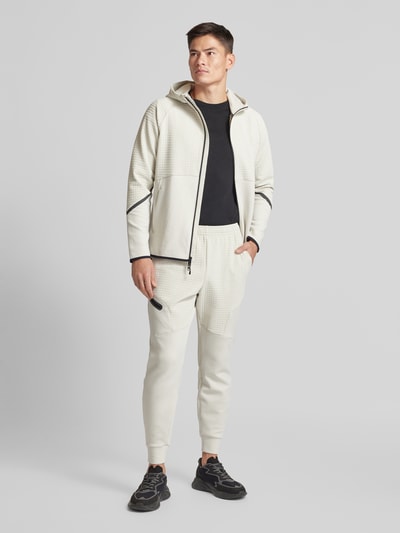 Under Armour Sweatjacke mit Label-Detail Offwhite 1