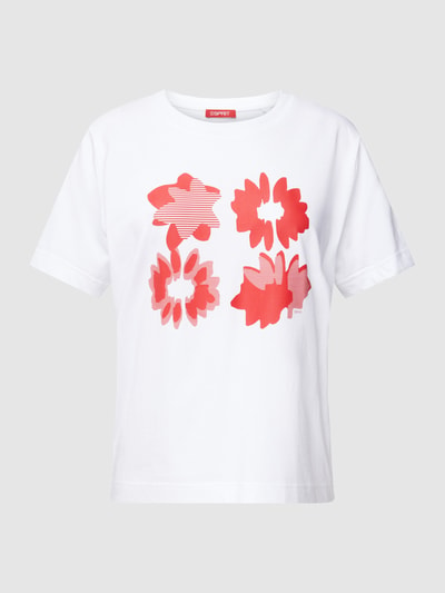 Esprit T-Shirt mit floralem Print Offwhite 2