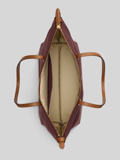 Lauren Ralph Lauren Henkeltasche mit Logo-Detail Modell 'KEATON' Bordeaux 4