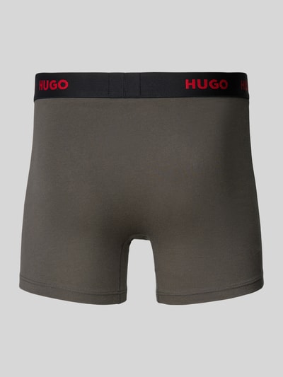 HUGO Boxershort met elastische band in een set van 3 stuks Donkerblauw - 3