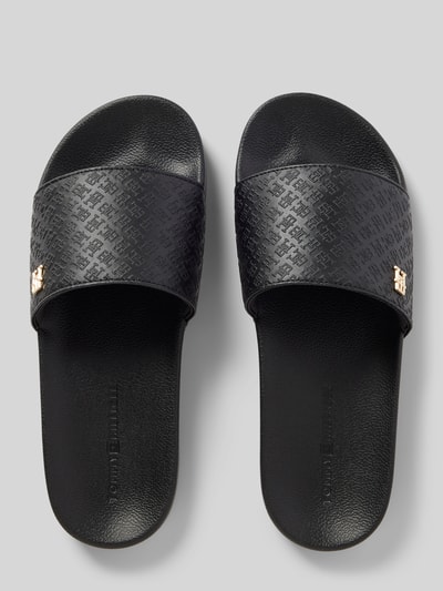 Tommy Hilfiger Slides mit Label-Detail Modell 'POOLSIDE' Black 3