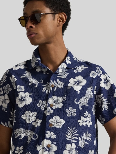 Polo Ralph Lauren Regular Fit Freizeithemd aus reiner Baumwolle Dunkelblau 3