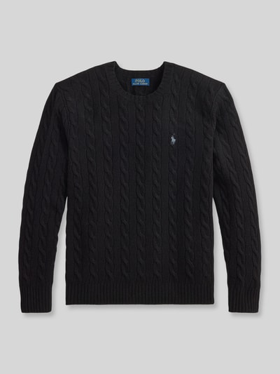 Polo Ralph Lauren Regular Fit Pullover aus Woll-Kaschmir-Mix Black 2