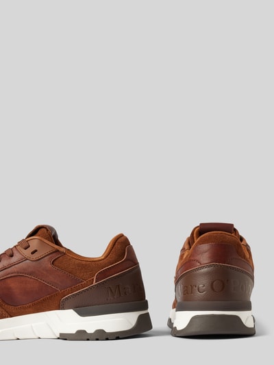 Marc O'Polo Sneakers met vetersluiting, model 'Peter' Cognac - 2