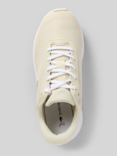 Produktfoto, Low Top Sneaker mit Logo-Detail Modell 'NEO RUN ACE' von Lacoste, efekt: jednolity kolor, okrągły nosek, płaska podeszwa, aplikacja z logo, wyhaftowane logo, wytłaczane logo, wiązanie, podeszwa z fakturą