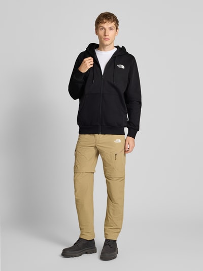 The North Face Sweatjacke mit Label-Stitching Black 1