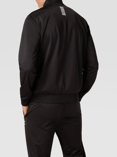 EA7 Emporio Armani Trainingsanzug mit Label-Details Modell 'complete mini' Schwarz 5
