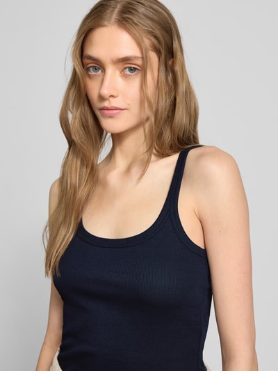 WEEKDAY Tanktop in Ripp-Optik Dunkelblau 3