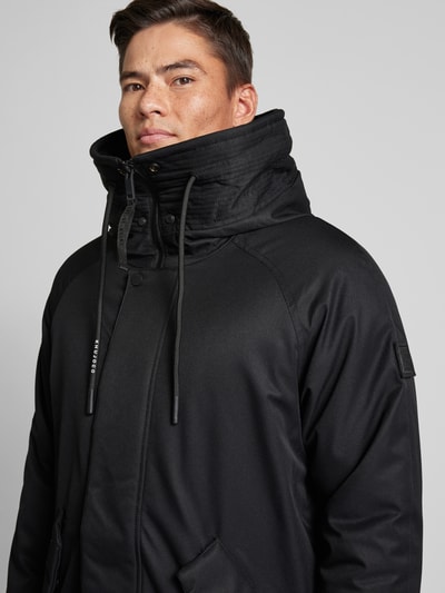 khujo Jacke mit Kapuze Modell 'Hant' Black 3