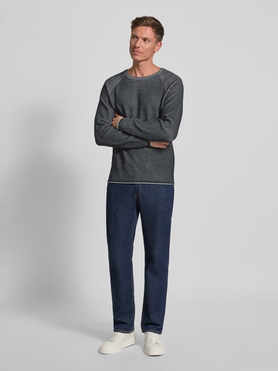 Drykorn Gebreide pullover met ronde hals, model 'TITZIAN' Blauw - 1