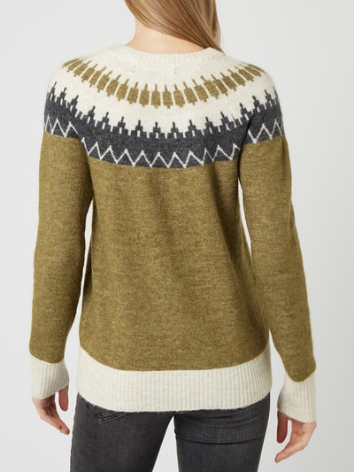 Vero Moda Norwegerpullover mit Woll-Anteil Modell 'Simone' Bottle 5