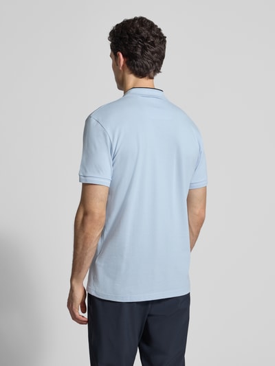 BOSS Green Regular Fit Poloshirt aus Baumwoll-Mix Modell 'PL_Member' Aqua 5
