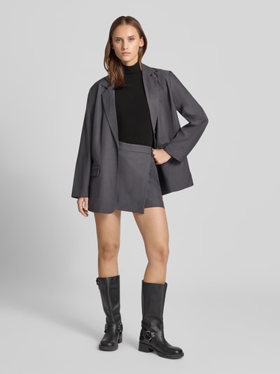 ONLY Regular Fit Langarmshirt mit Viskose-Anteil Modell 'GLAMOUR' Black 1