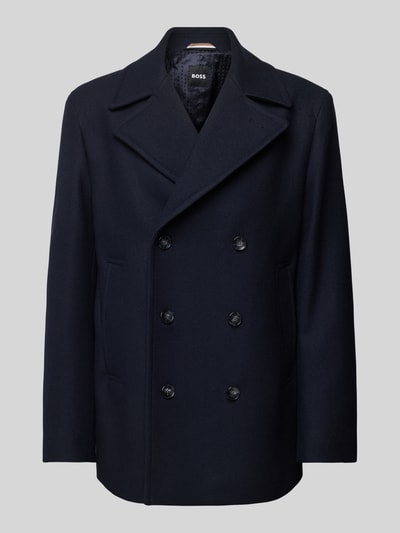 BOSS Trenchcoat mit Reverskragen Modell 'Clay' Marine 2