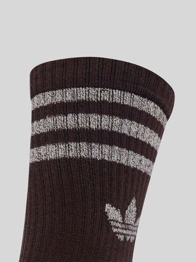 adidas Originals Skarpety z mieszanki bawełny w zestawie 3 szt. Średniobrązowy 2