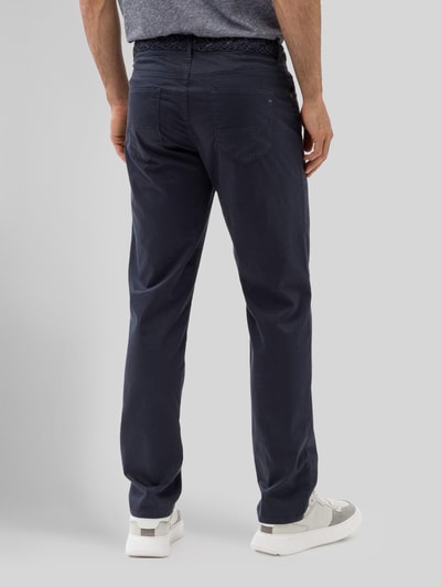 Brax Regular Fit Hose mit 5-Pocket-Design aus Baumwoll-Mix Modell 'Cadiz' Marine 4