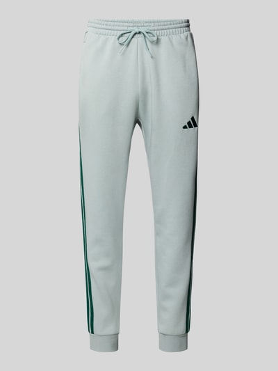 adidas Sportswear Sweatbroek met logo en elastische band Mintgroen - 2