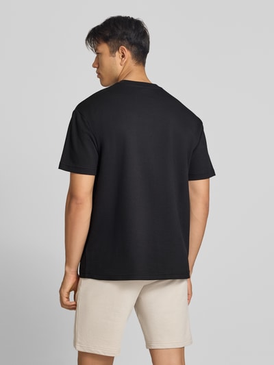 PUMA Performance Relaxed Fit T-Shirt aus reiner Baumwolle Modell 'ESS ELEVATED' Black 5