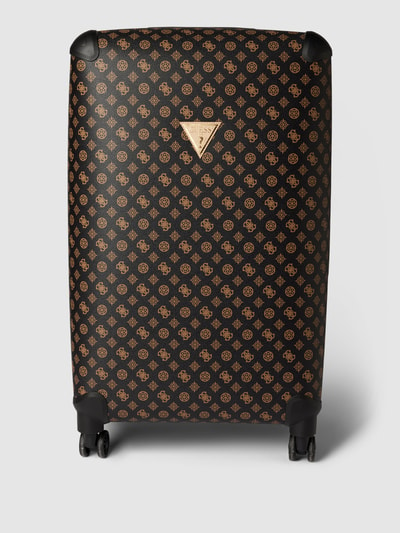 Guess Hardcase trolley met all-over labelprint, model 'WILDER' Camel - 2