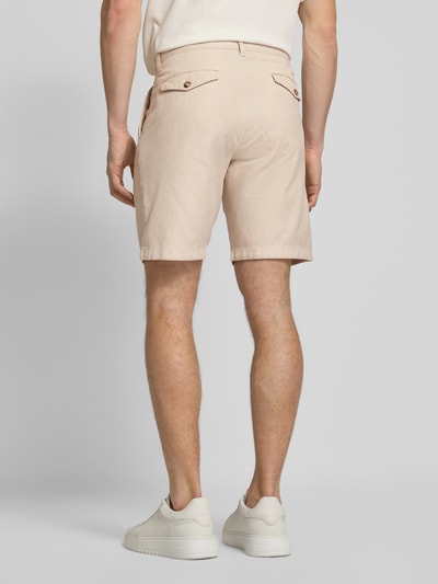 Marc O'Polo Slim fit korte broek van katoenmix, model 'SALO' Beige - 5