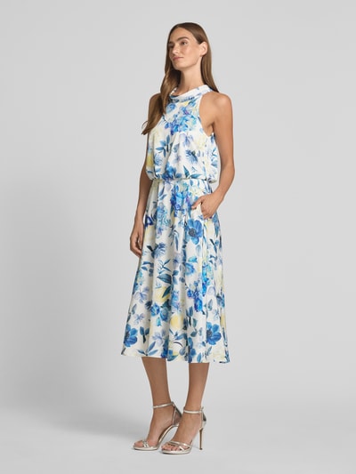 V by Vera Mont Cocktailkleid mit Neckholder Hellblau 1