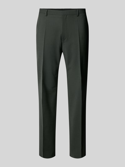BOSS Regular Fit Anzughose aus Schurwoll-Mix Oliv 2