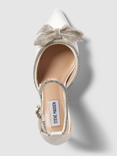 Steve Madden Pumps mit Strasssteinbesatz Modell 'LUMIERE' Offwhite 3