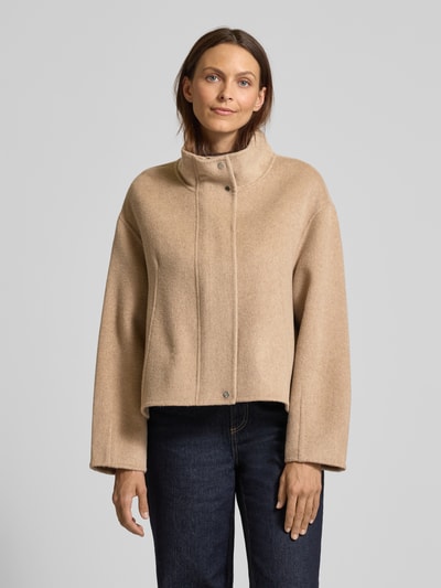 Someday Relaxed Fit Wolljacke mit Kaschmir-Anteil Modell 'VARAH PURE' Sand 4