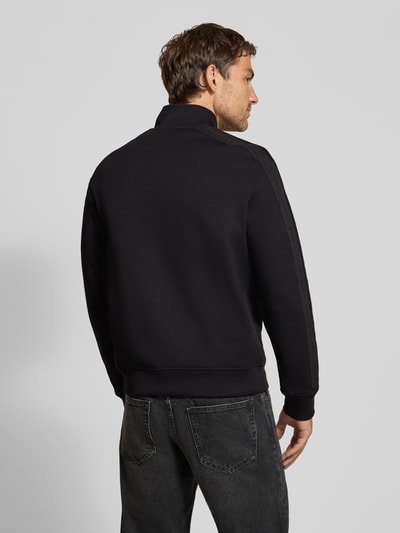 Armani Exchange Regular Fit Sweatjacke aus Baumwoll-Mix Modell 'Felpa' Black 5