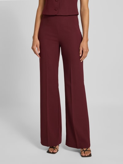 Mango Stoffhose mit elastischem Bund Modell 'IGUANA' Bordeaux 4